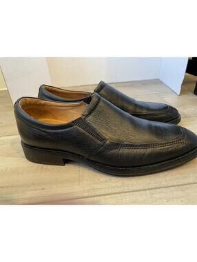 Flag Ltd Mens Loafers Driving Shoes Soft Black Nappa Glove Leather 9 M